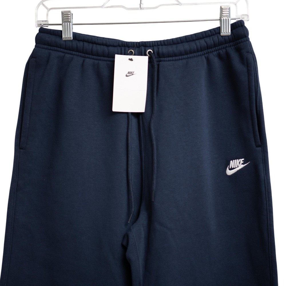 Nike Fleece Joggers Mens S Athletic Loungewear Navy Athleisure Sweatpants Cozy